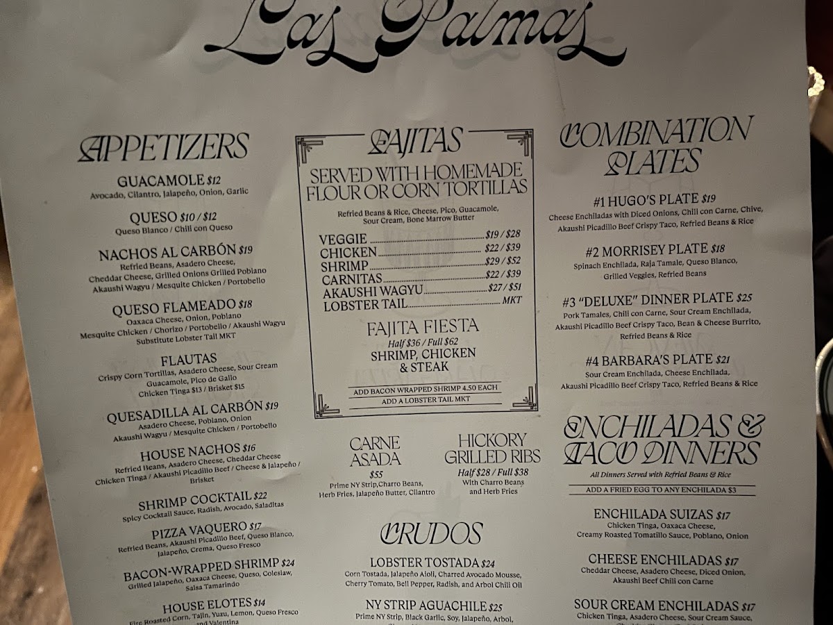 Las Palmas Tex-Mex Menu - Image 3